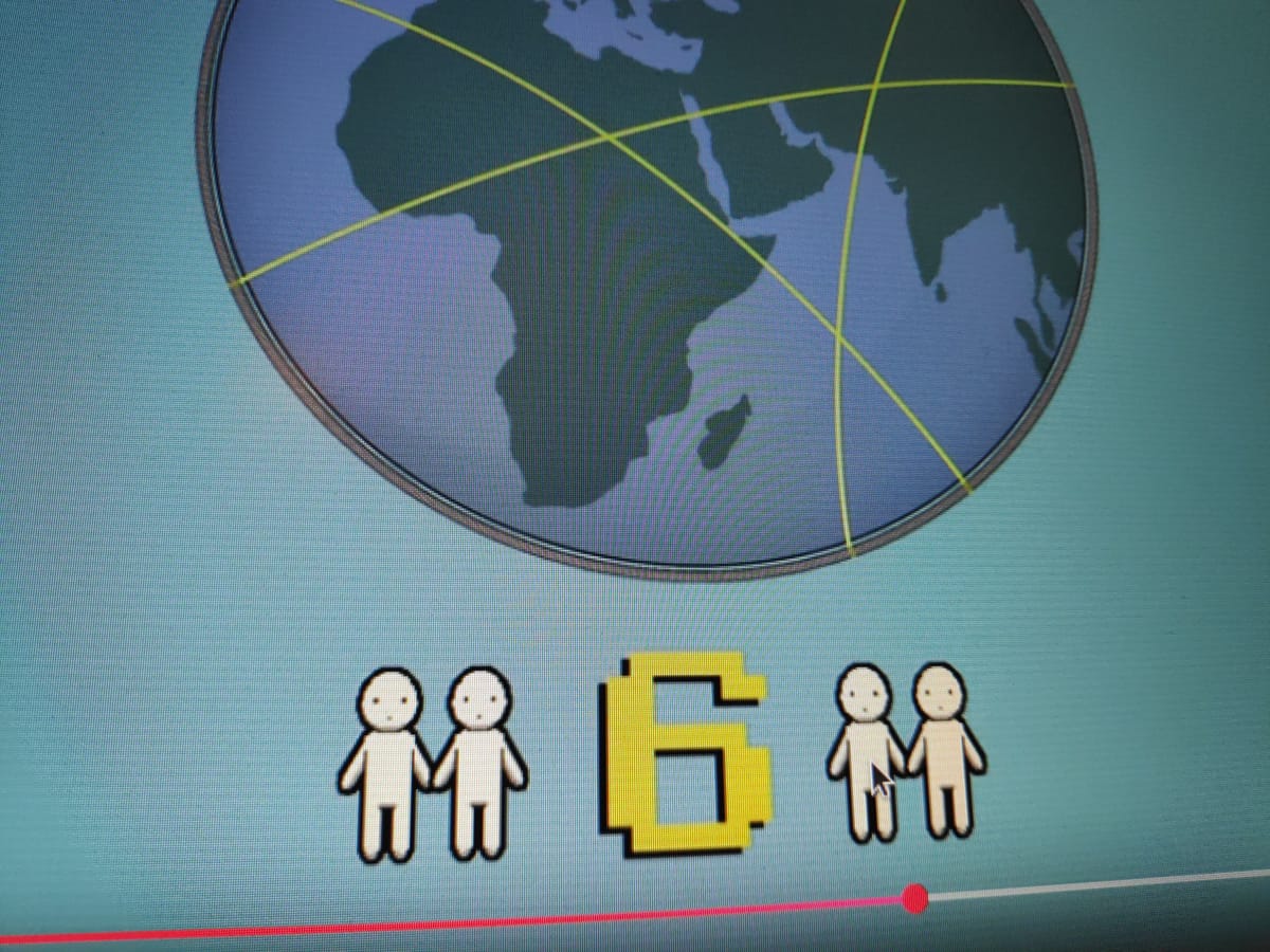 TIL: You know everybody by 6 steps. Be nice!